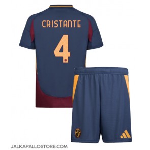 AS Roma Bryan Cristante #4 Kolmaspaita Lapsille 2024-25 Lyhythihainen (+ shortsit)